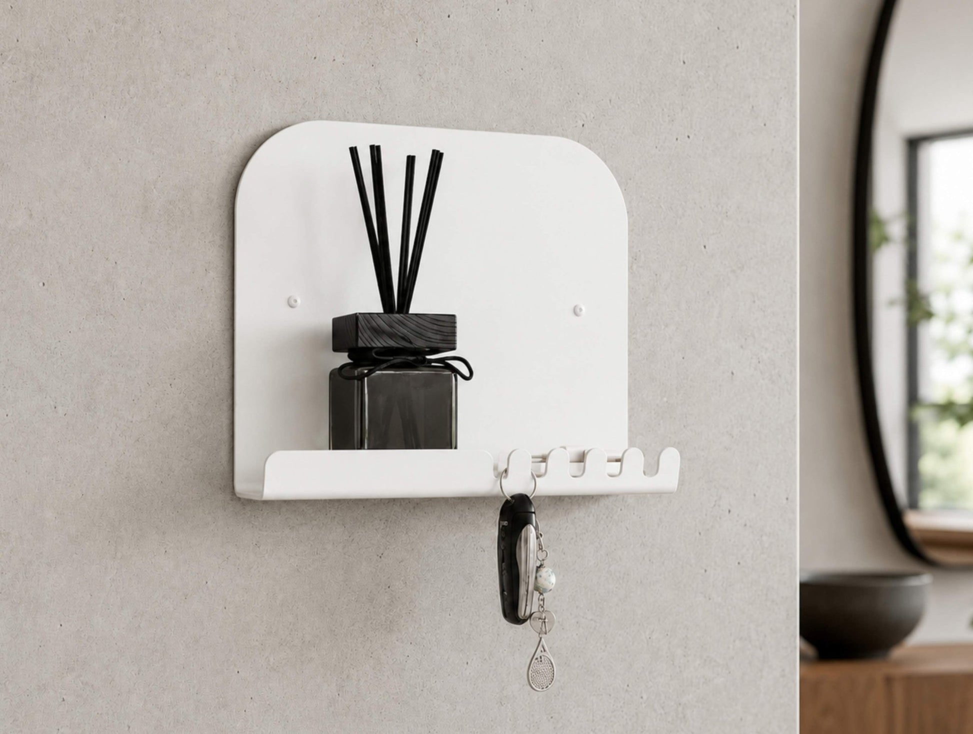 The Arch Keyholder Shelf - MET-AL