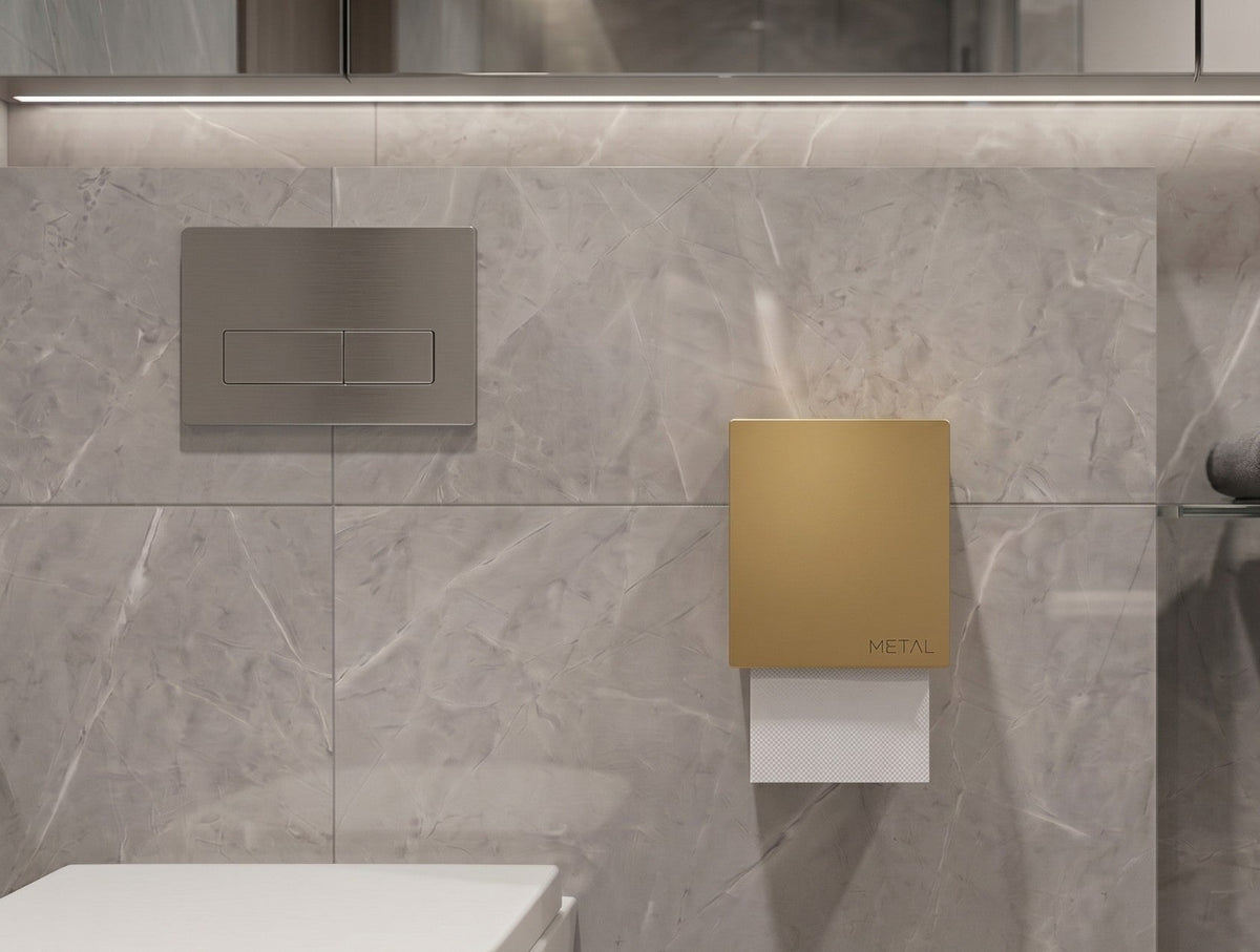 The Bloc Toilet Paper Holder - MET - AL