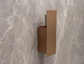 The Bloc Wall - Mounted Toilet Brush Holder - MET - AL