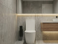 The Bloc Wall - Mounted Toilet Brush Holder - MET - AL