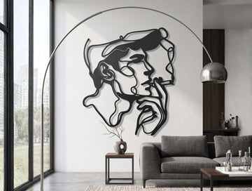 The Contemplative Metal Wall Art - MET - AL