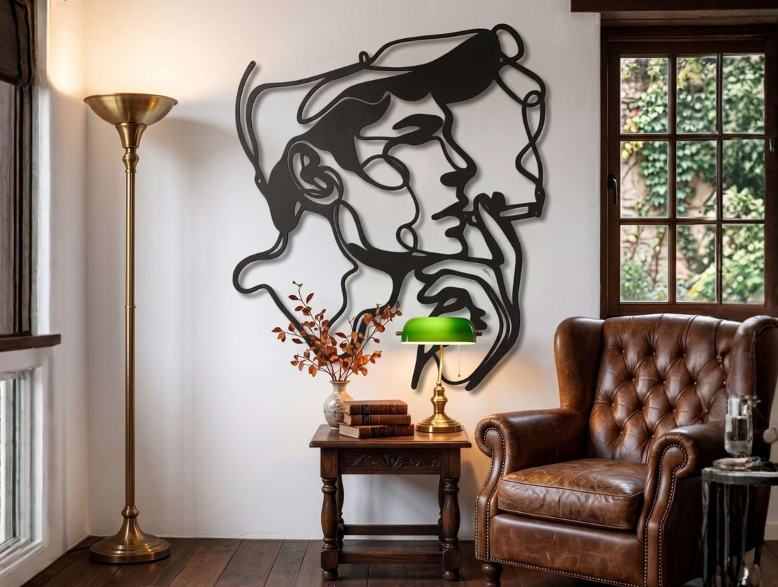 The Contemplative Metal Wall Art - MET - AL