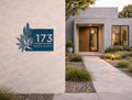The Desert Bloom Metal House Number - MET - AL