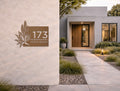 The Desert Bloom Metal House Number - MET - AL