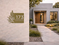 The Desert Bloom Metal House Number - MET - AL