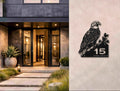The Eagle Metal House Number - MET - AL