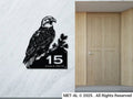 The Eagle Metal House Number - MET - AL