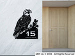 The Eagle Metal House Number - MET - AL