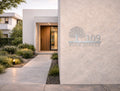 The Evergreen Metal House Number - MET - AL