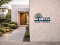 The Evergreen Metal House Number - MET - AL