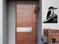 The Kingfisher Metal House Number - MET - AL