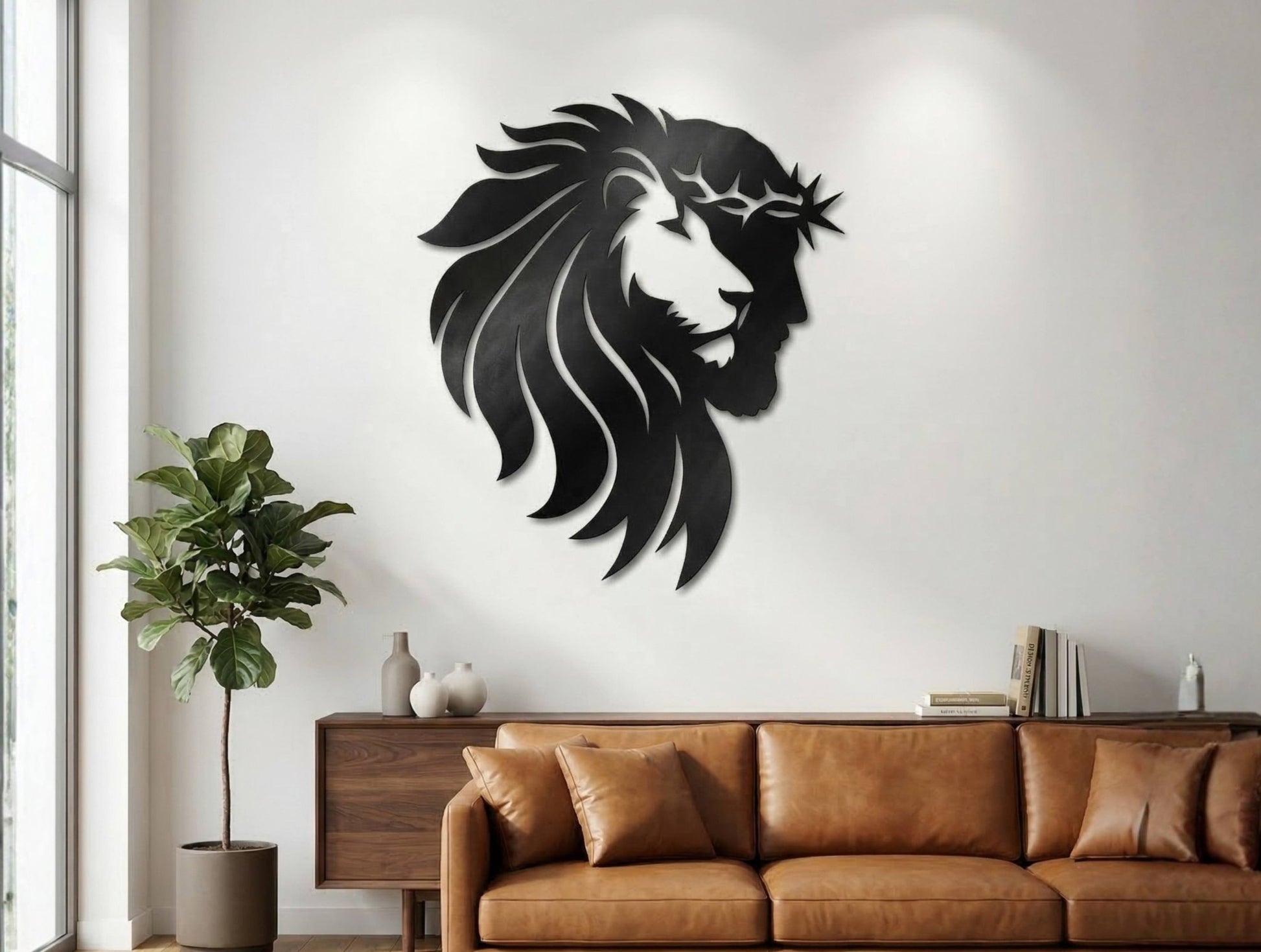 The King's Roar Metal Wall Art - MET - AL