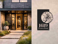 The Lily of The Valley - Lily Metal House Number - MET - AL
