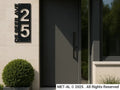 The Monomark Metal House Number - MET - AL