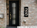 The Monomark Metal House Number - MET - AL