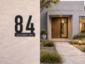 The Numerical Metal House Number - MET - AL