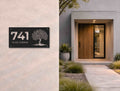 The Olive Tree Metal House Number - MET - AL