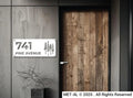 The Pine Metal House Number