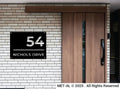 The Urban Metal House Number - MET - AL