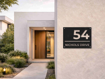 The Urban Metal House Number - MET - AL