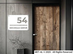 The Urban Metal House Number - MET - AL