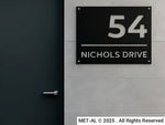 The Urban Metal House Number - MET - AL
