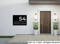 The Urban Metal House Number - MET - AL