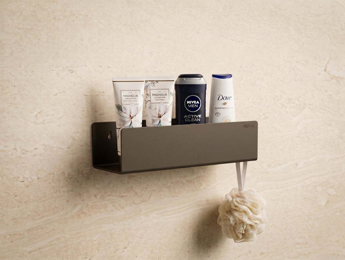 Tide Tray Stainless Steel Shower Caddy - MET - AL