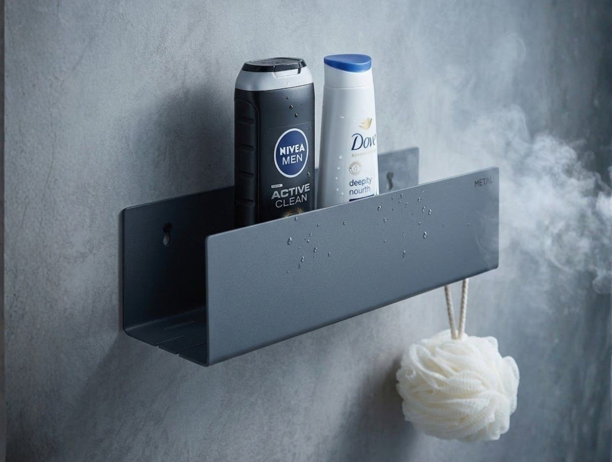 TideTray Stainless Steel Shower Shelf - MET - AL