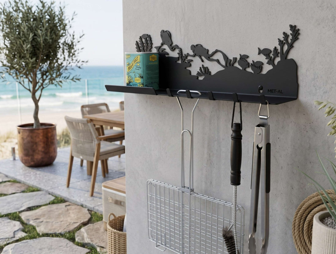 Under The Sea Braai Utensil Holder - MET-AL