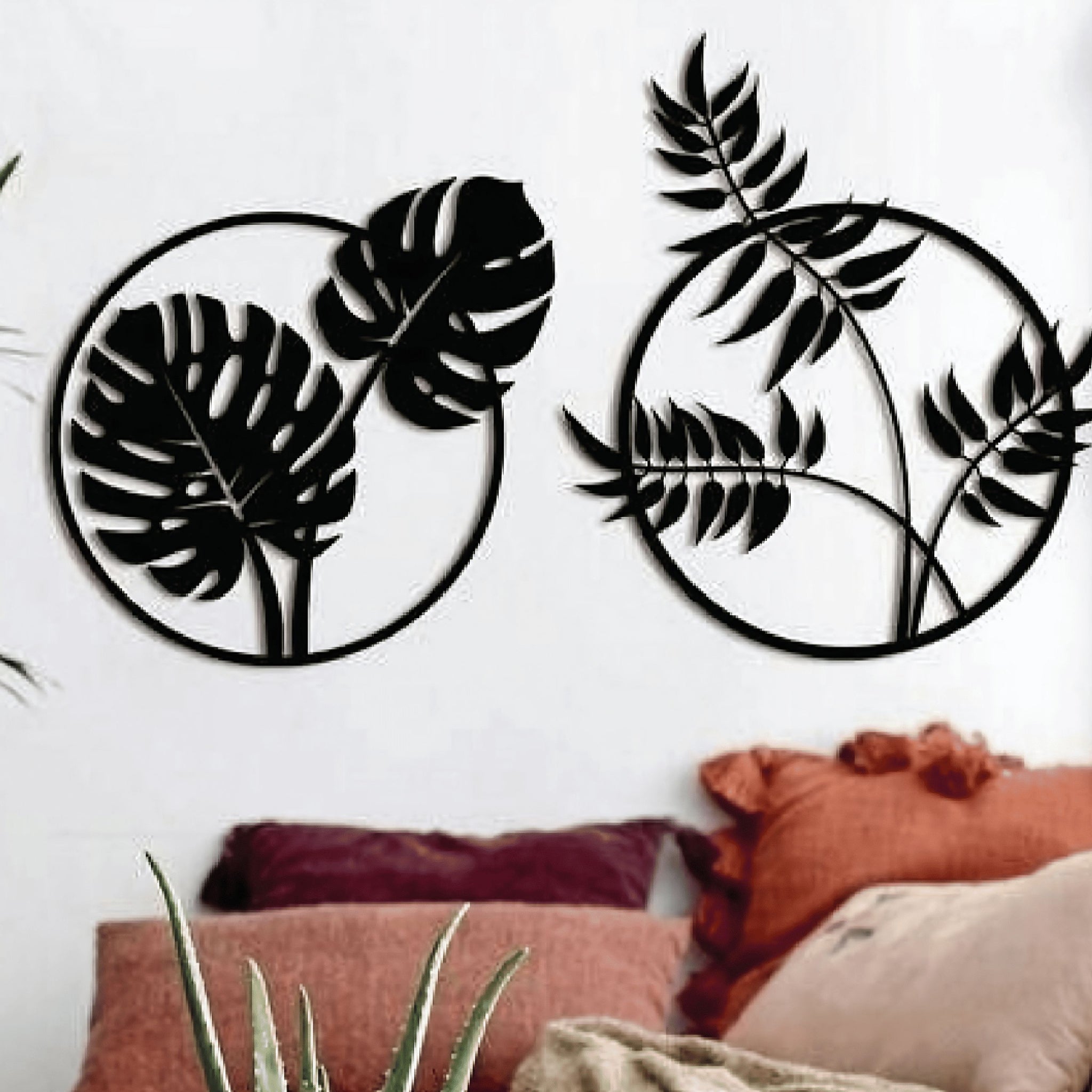 Botanical Beauty Metal Wall Art