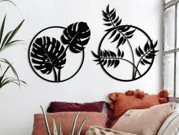 Botanical Beauty Metal Wall Art