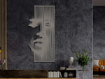 Veiled Expression Metal Wall Art - MET - AL