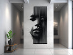 Veiled Expression Metal Wall Art - MET - AL