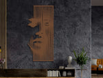 Veiled Expression Metal Wall Art - MET - AL