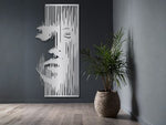 Veiled Expression Metal Wall Art - MET - AL