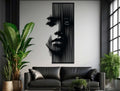 Veiled Expression Metal Wall Art - MET - AL