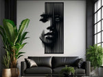 Veiled Expression Metal Wall Art - MET - AL