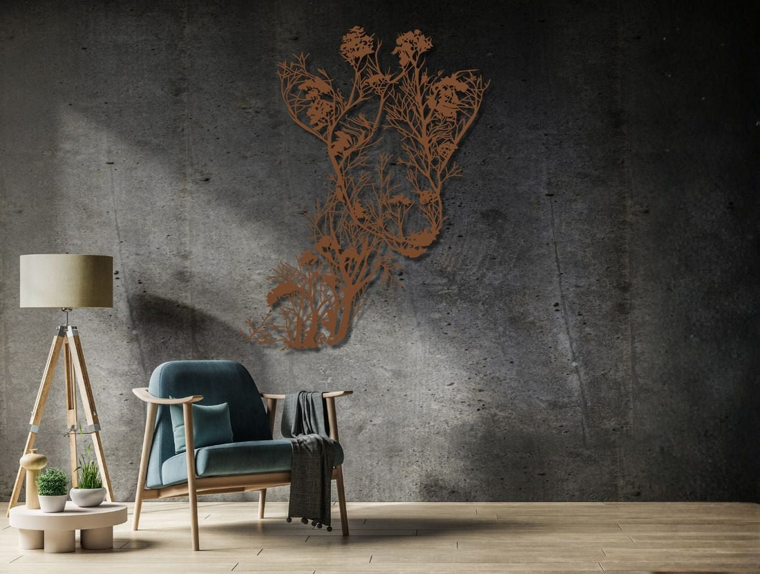 Veilneck Metal Wall Art - MET - AL