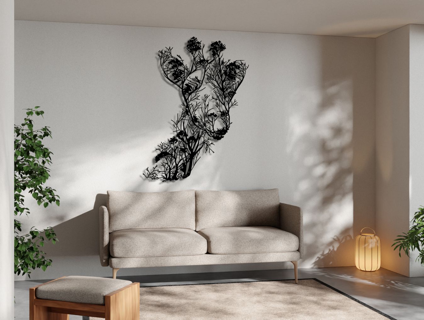 Veilneck Metal Wall Art - MET - AL