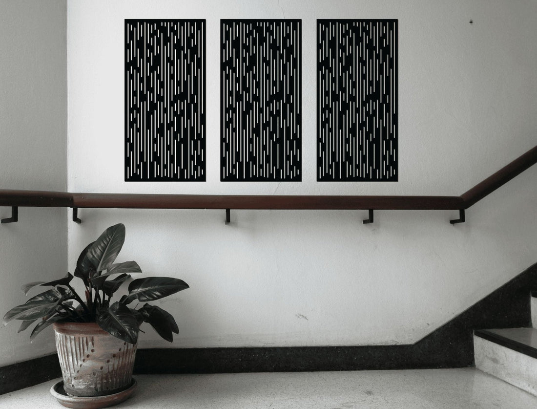 Vertical Rain Decorative Panel - MET - AL