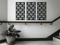 Wave Fronds Decorative Panel - MET - AL