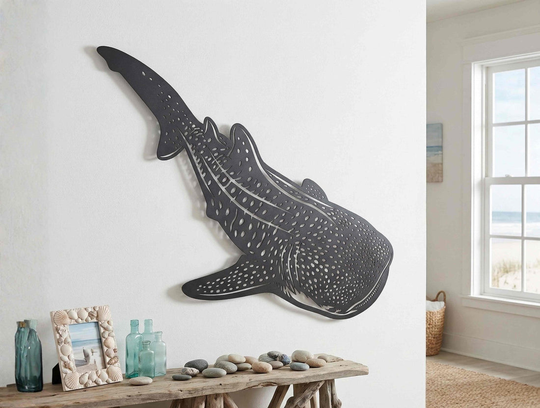 Whale Shark Metal Wall Art - MET-AL