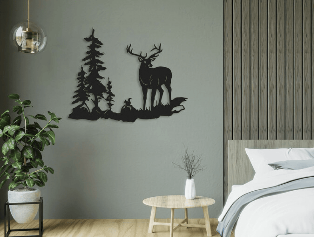 Whispers of the Forest Metal Wall Art - MET - AL
