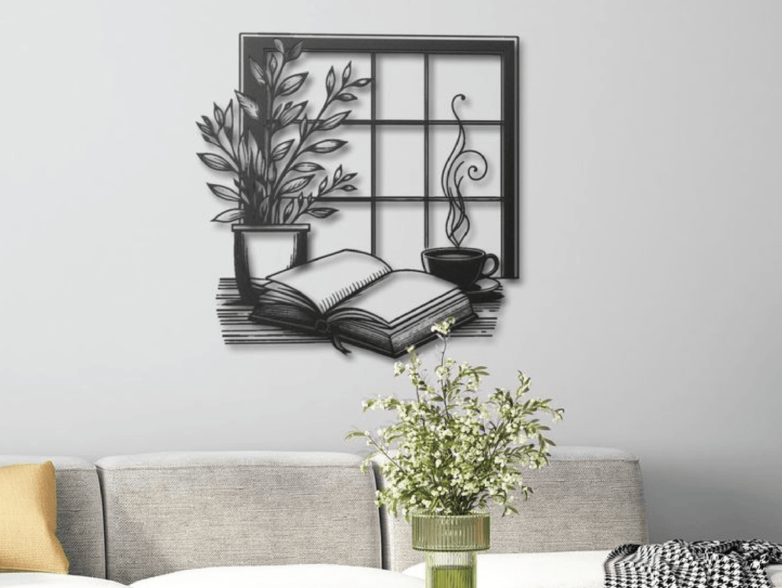 Window to Tranquility Metal Wall Art - MET - AL