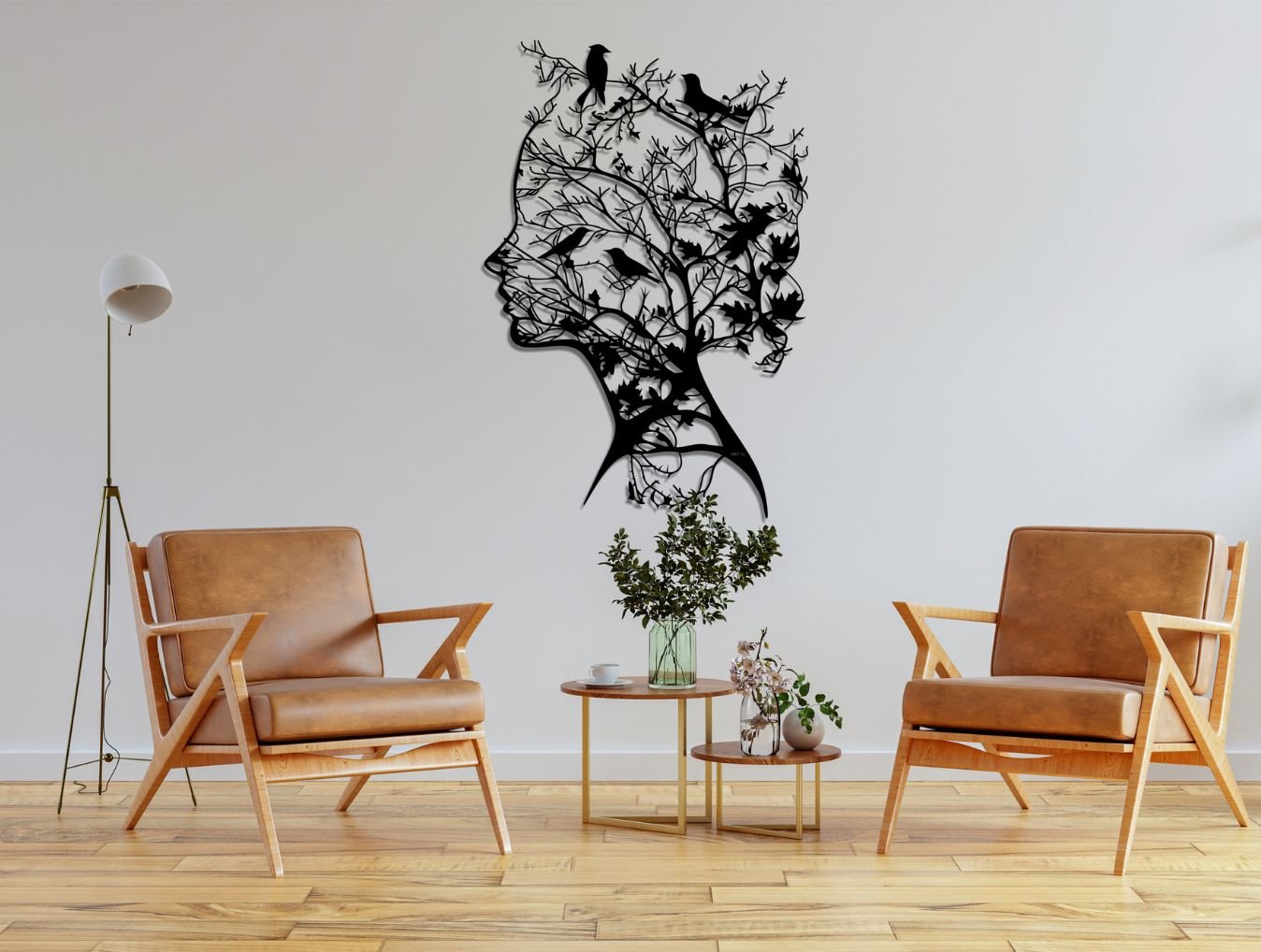 Woodland Whisper Metal Wall Art - MET - AL