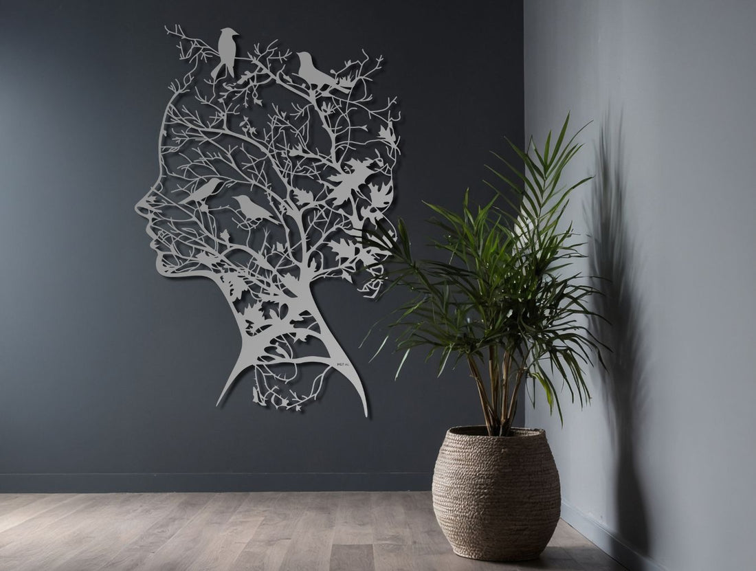 Woodland Whisper Metal Wall Art - MET - AL