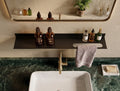 Zenith Bathroom Shelf & Hand Towel Rail - MET-AL